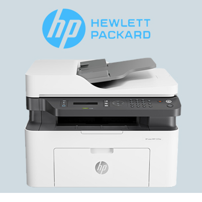 HP yazıcı ve HP logosu
